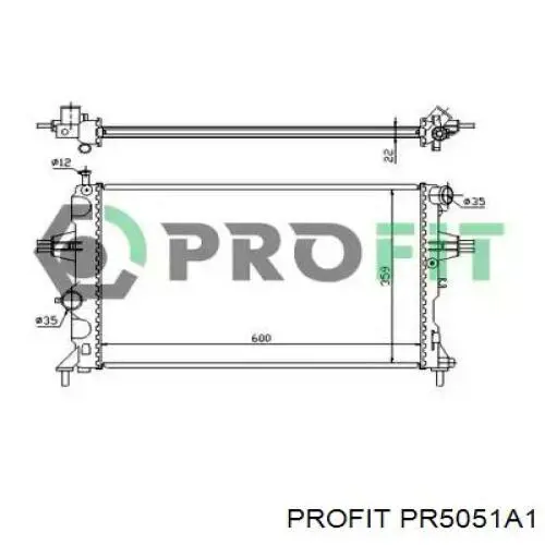 Радиатор PR5051A1 Profit