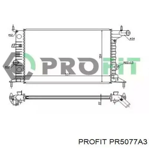 Радиатор PR5077A3 Profit