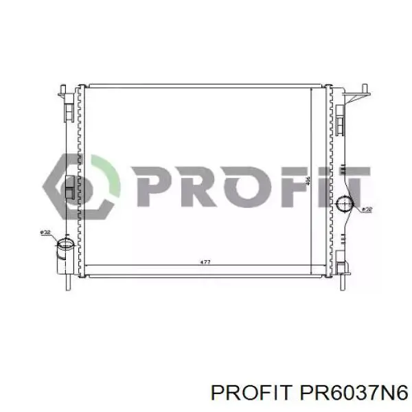 Радиатор PR6037N6 Profit