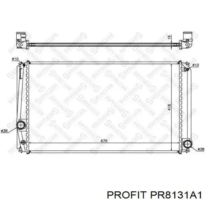 Радиатор охлаждения двигателя Toyota 1640028182 цена, от 79.74 USD