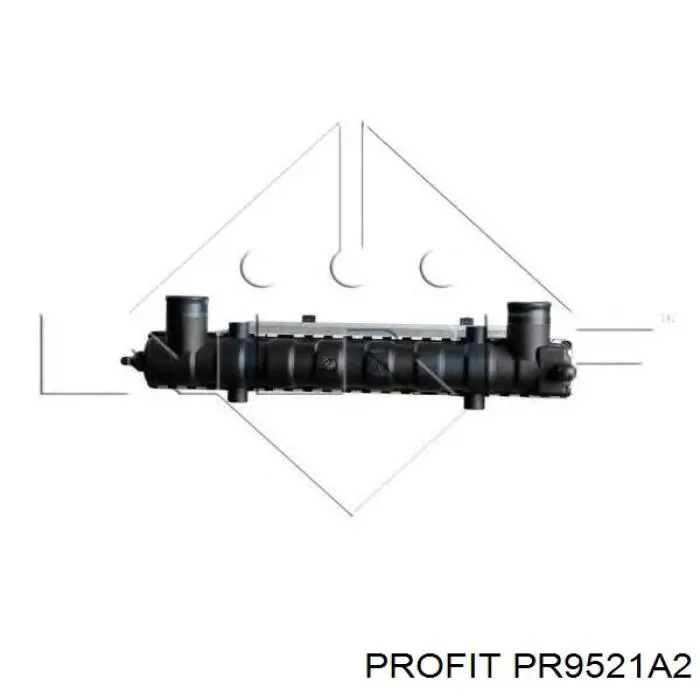 Радиатор охлаждения двигателя Profit PR9521A2 цена, от 38.55 USD