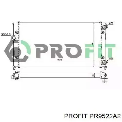 Радиатор PR9522A2 Profit