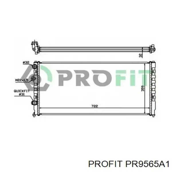 PR9565A1 Profit радиатор