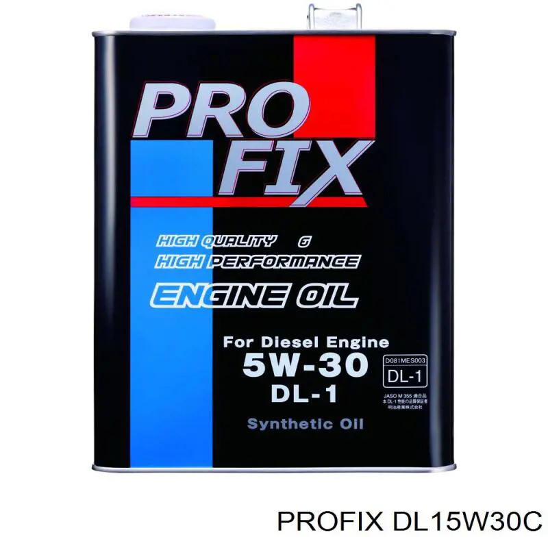 Моторное масло Profix DL-1 5W-30 Полусинтетическое 4л (DL15W30C)