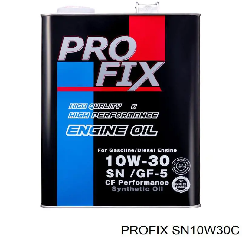 Моторное масло Profix SN/GF-5 10W-30 Синтетическое 4л (SN10W30C)