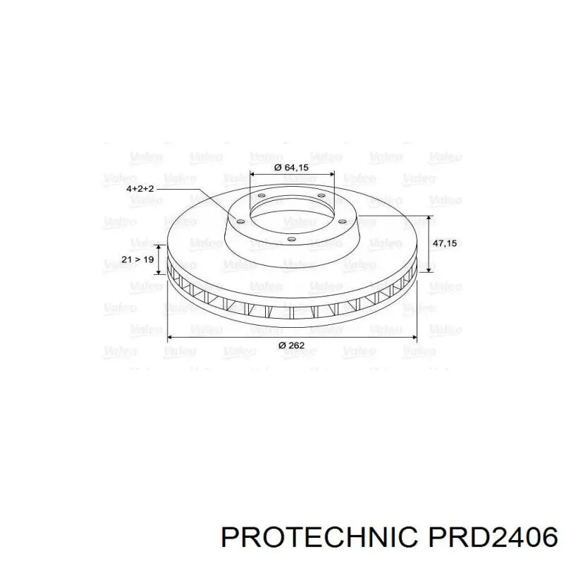 Купить PRD2406 Protechnic Ротор тормозной