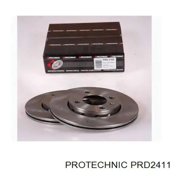 Передние тормозные диски PRD2411 Protechnic