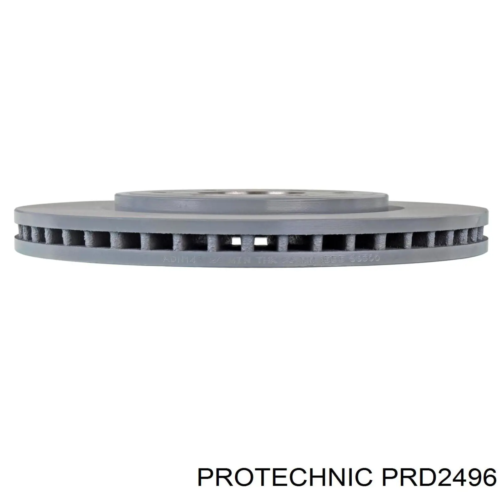 Передние тормозные диски PRD2496 Protechnic