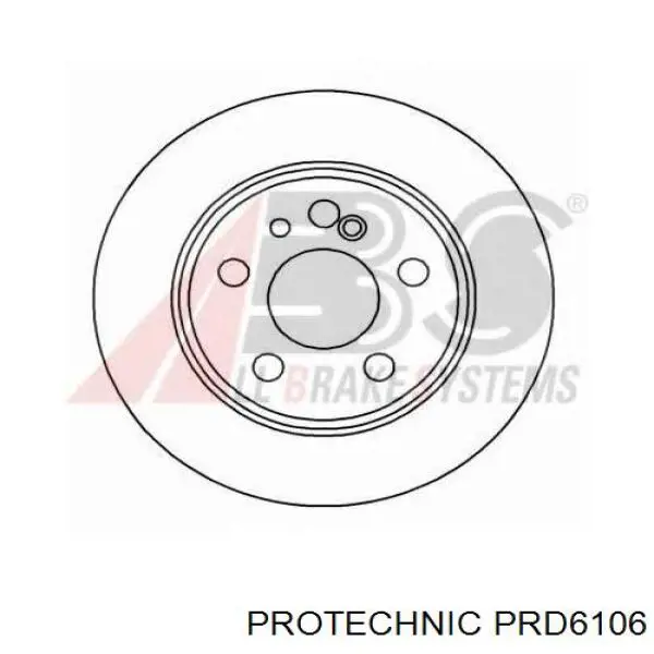 Купить PRD6106 Protechnic Диск тормозной задний