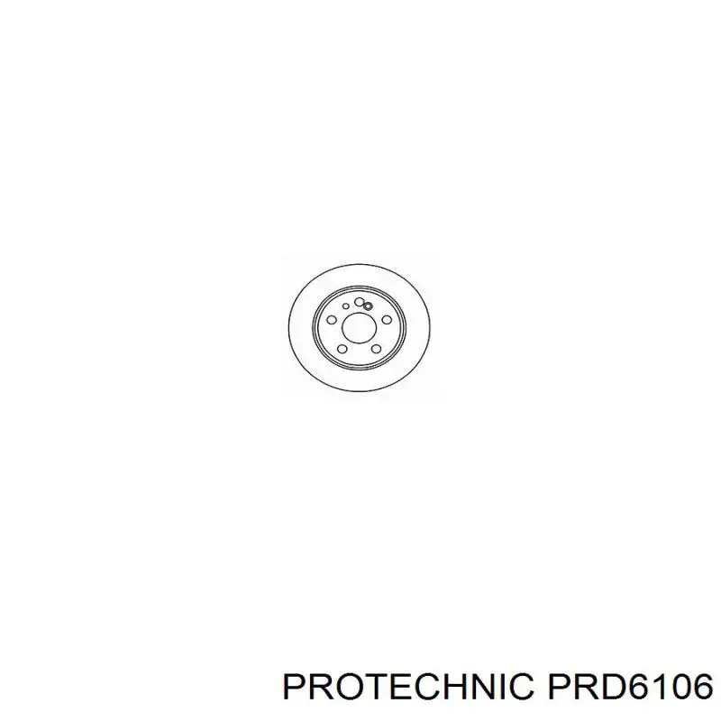 Тормозные диски PRD6106 Protechnic