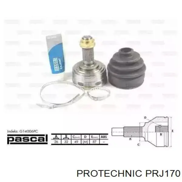 ШРУС наружный передний PRJ170 Protechnic
