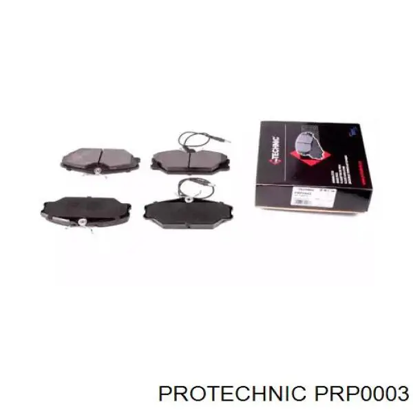 PRP0003 Protechnic колодки тормозные передние дисковые