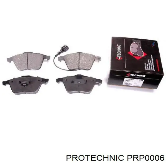 Колодки гальмівні передні, дискові PRP0006 Protechnic