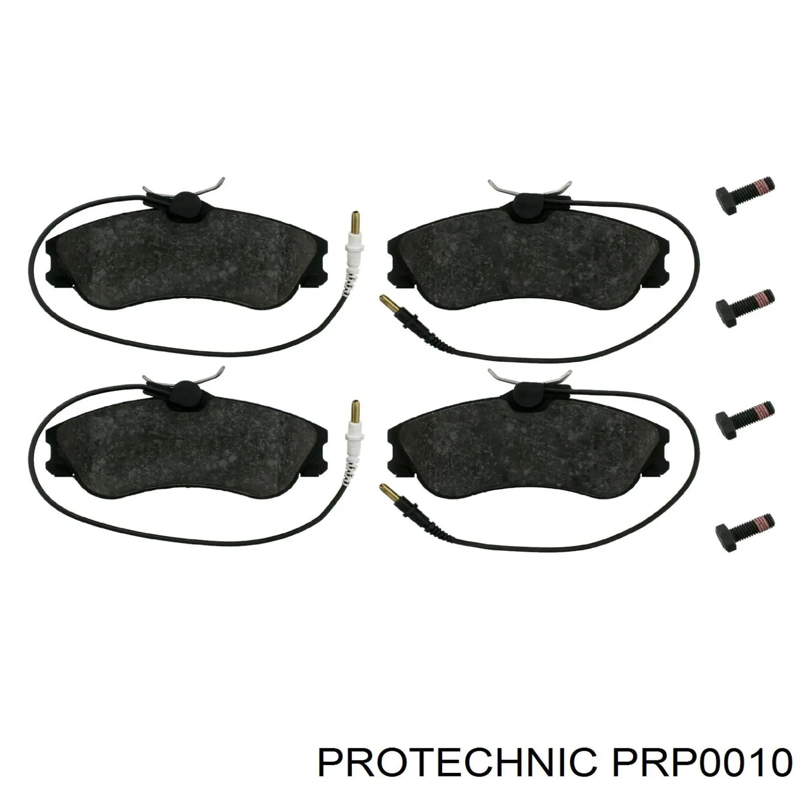 PRP0010 Protechnic колодки тормозные передние дисковые