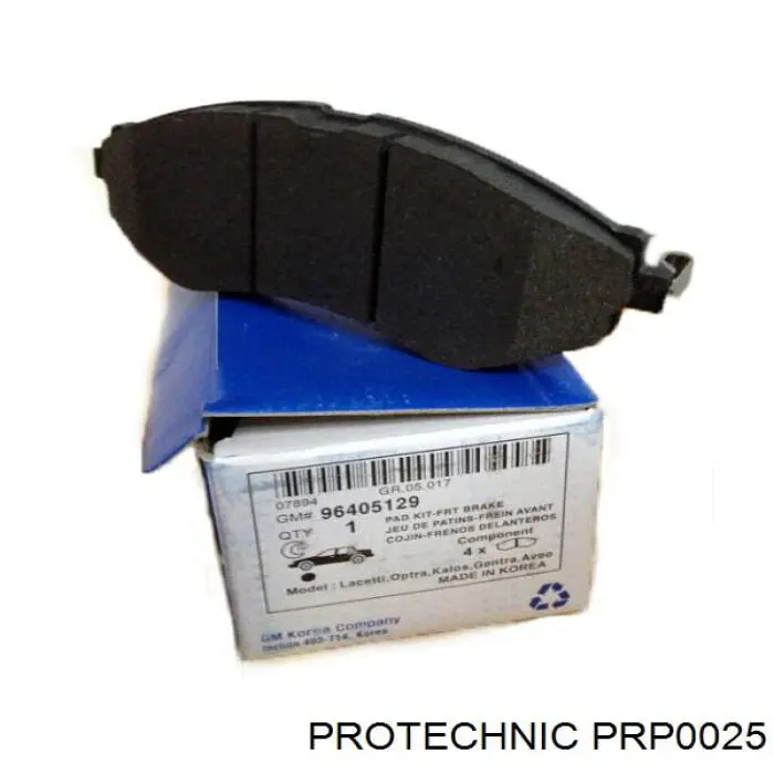 Колодки Protechnic PRP0025 цена, от 17.72 USD