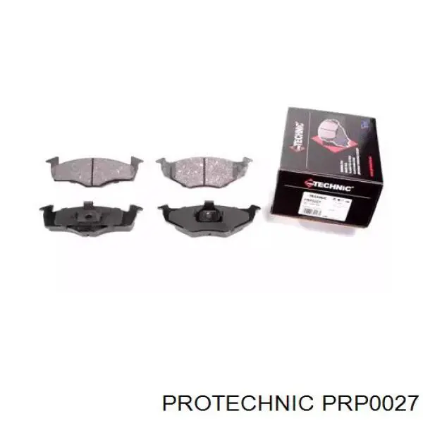 PRP0027 Protechnic колодки тормозные передние дисковые