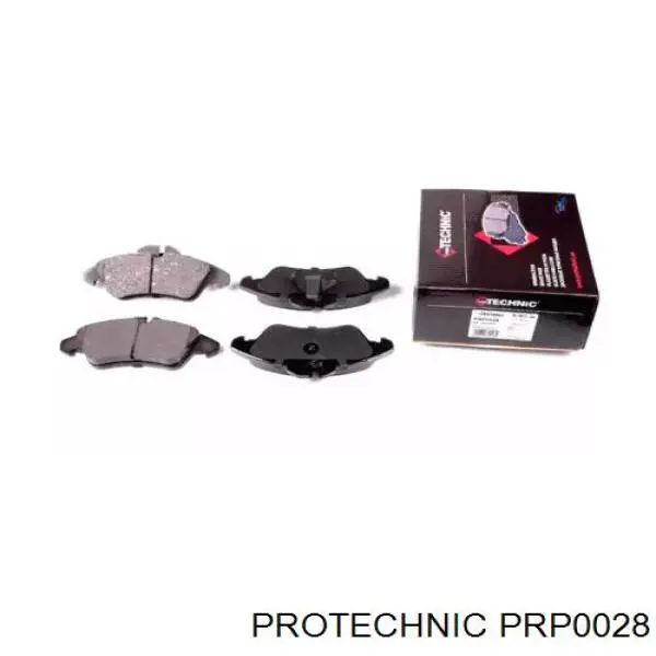 PRP0028 Protechnic колодки тормозные передние дисковые
