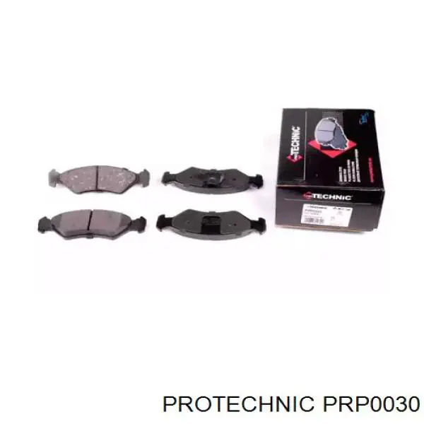PRP0030 Protechnic колодки тормозные передние дисковые