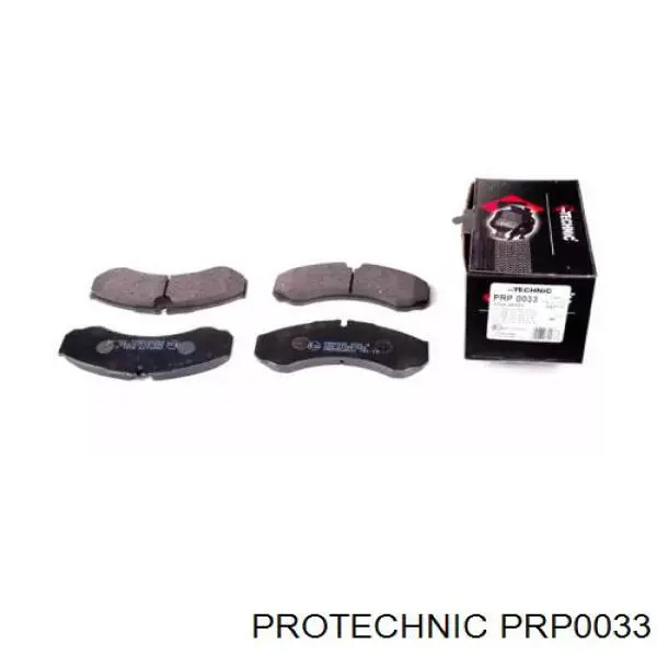 PRP0033 Protechnic колодки тормозные задние дисковые