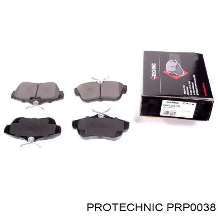 Купить PRP0038 Protechnic Колодки тормозные