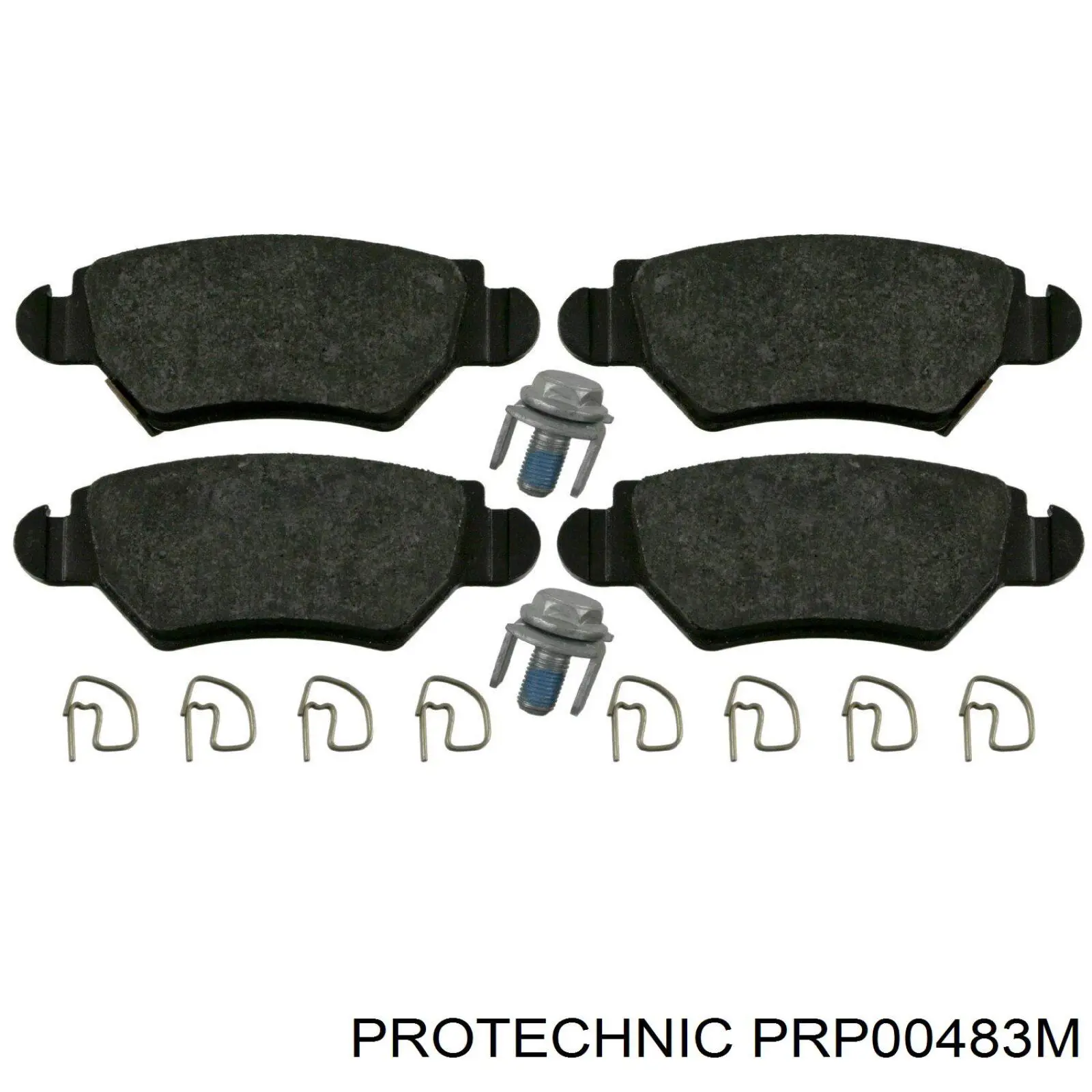 Колодки дисковые  Protechnic PRP00483M цена, от 14.49 USD