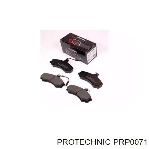 PRP0071 Protechnic колодки тормозные передние дисковые