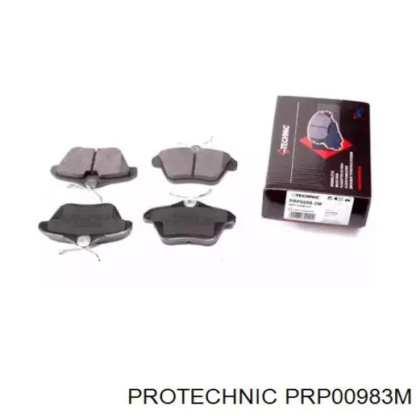 PRP00983M Protechnic колодки тормозные задние дисковые