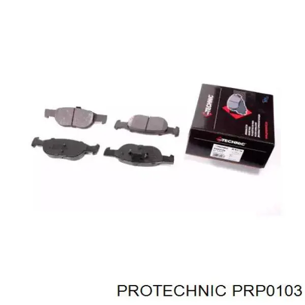 Передние тормозные колодки PRP0103 Protechnic