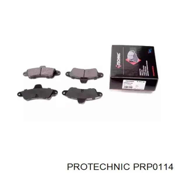 PRP0114 Protechnic колодки тормозные задние дисковые