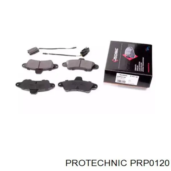 PRP0120 Protechnic колодки тормозные задние дисковые