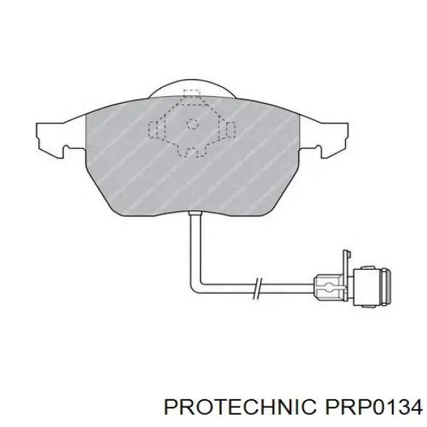 Колодки Protechnic PRP0134 цена, от 23.30 USD