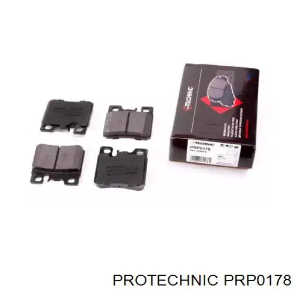 PRP0178 Protechnic колодки тормозные задние дисковые