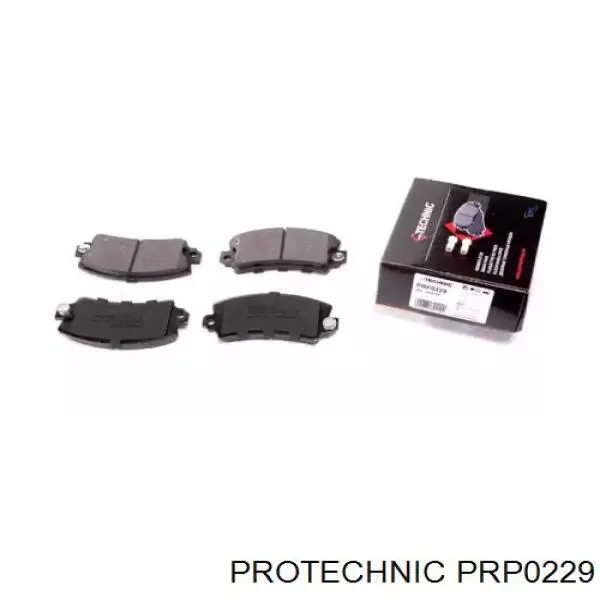 PRP0229 Protechnic колодки тормозные задние дисковые