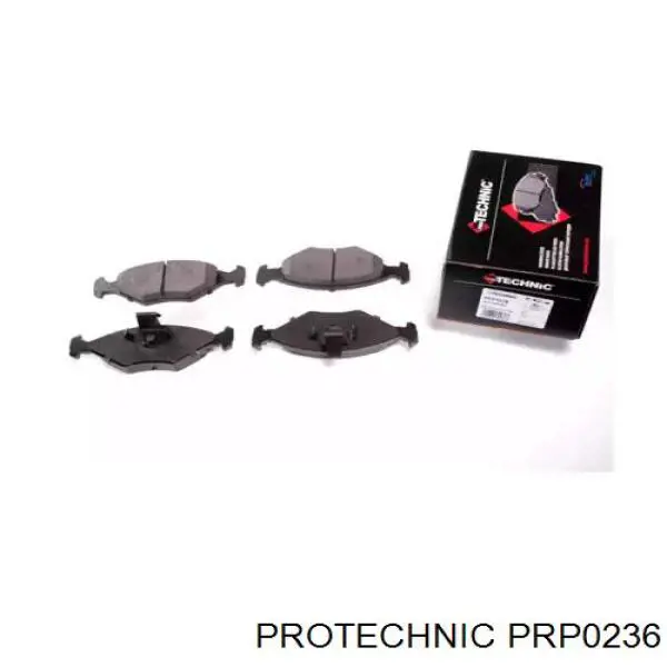 PRP0236 Protechnic колодки тормозные передние дисковые