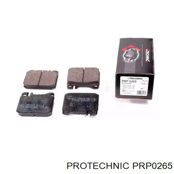 PRP0265 Protechnic колодки тормозные передние дисковые