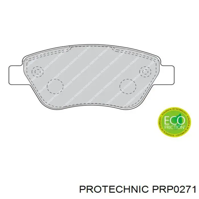Колодки Protechnic PRP0271 цена, от 18.29 USD
