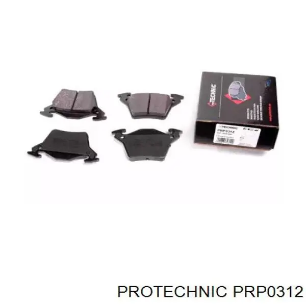 Задние тормозные колодки PRP0312 Protechnic