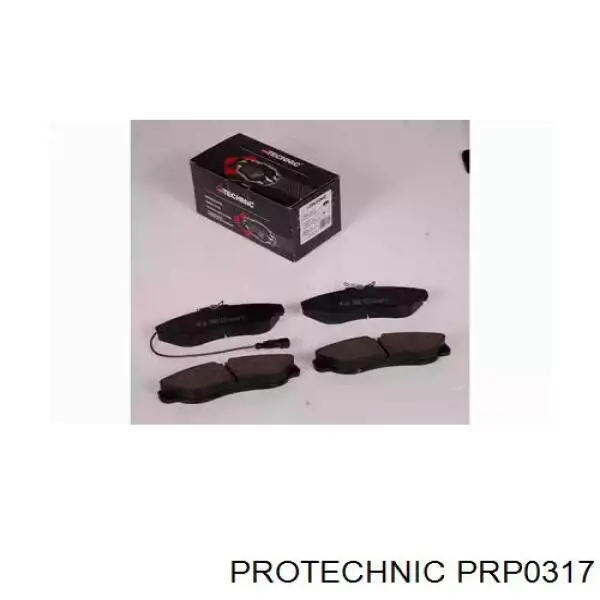 PRP0317 Protechnic колодки тормозные передние дисковые