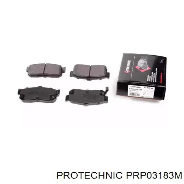 PRP0318-3M Protechnic задние тормозные колодки