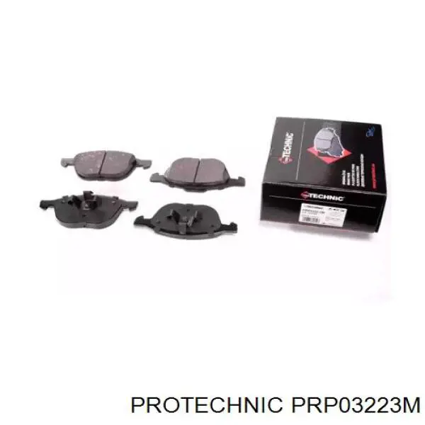 PRP0322-3M Protechnic колодки тормозные передние дисковые