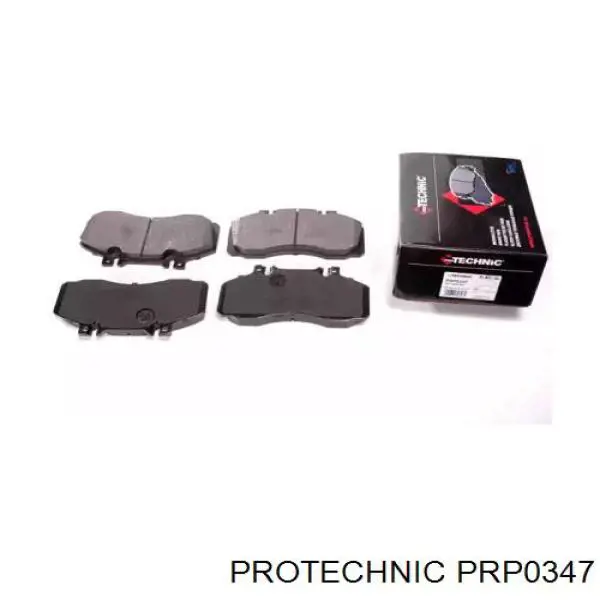 Задние тормозные колодки PRP0347 Protechnic