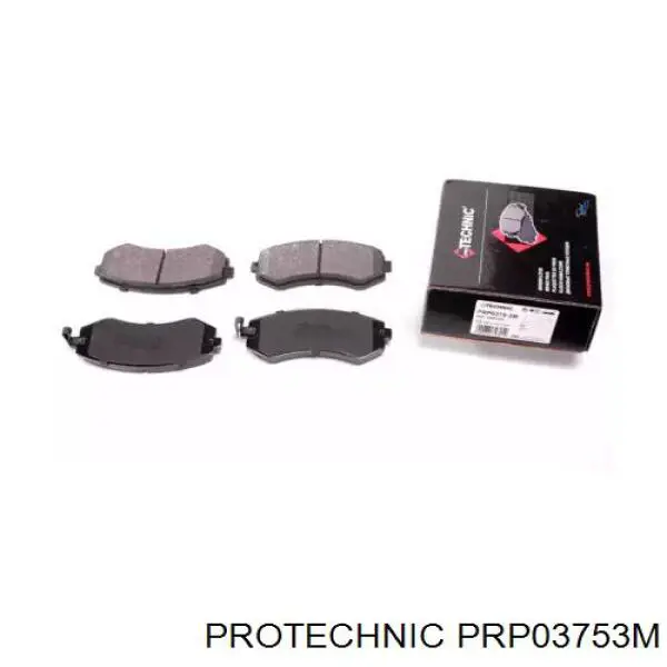 Передние тормозные колодки PRP03753M Protechnic