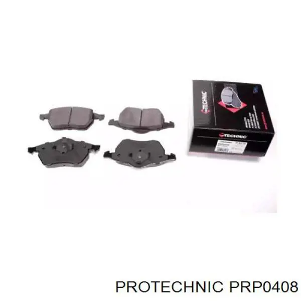 PRP0408 Protechnic колодки тормозные передние дисковые