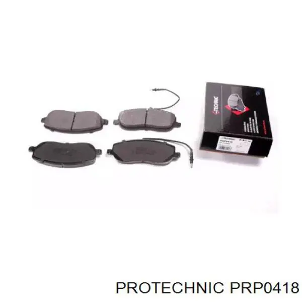 PRP0418 Protechnic колодки тормозные передние дисковые