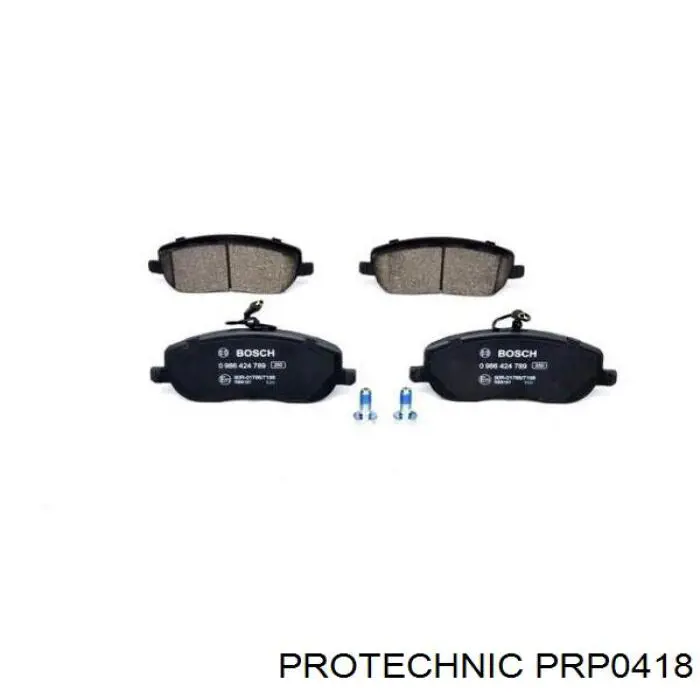 Колодки Protechnic PRP0418 цена, от 20.42 USD