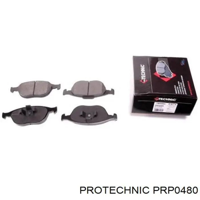 Pastillas de freno delanteras PRP0480 Protechnic