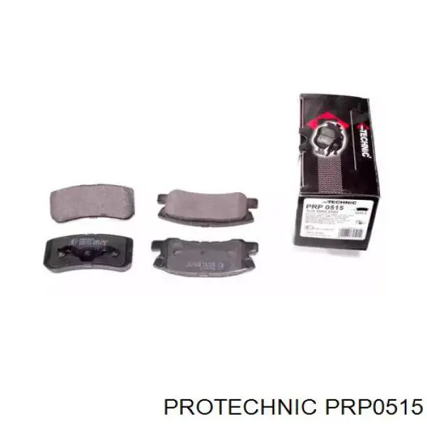 PRP0515 Protechnic колодки тормозные задние дисковые