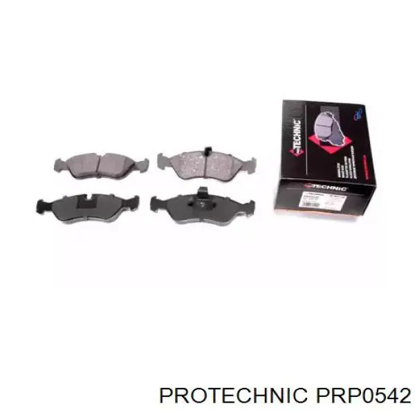 PRP0542 Protechnic колодки тормозные передние дисковые