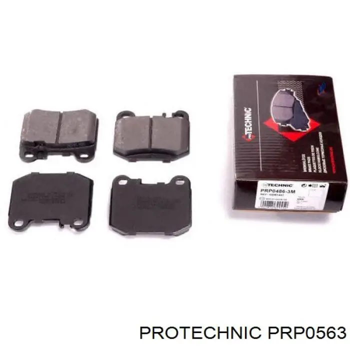 Колодки дисковые  Protechnic PRP0563 цена, от 29.69 USD