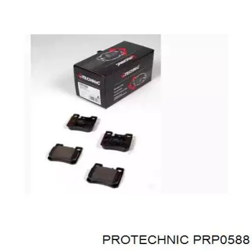 Задние тормозные колодки PRP0588 Protechnic